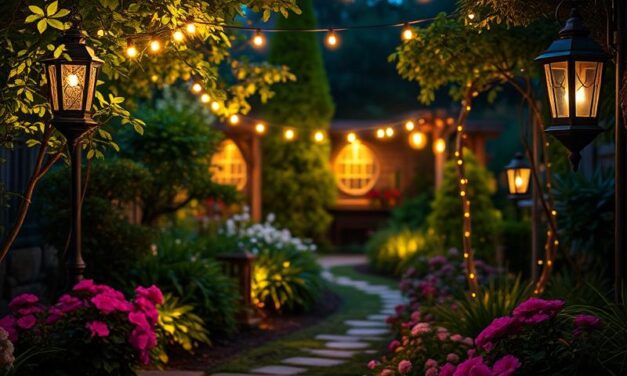 Pomysły na oświetlenie ogrodu i aranżacje: inspiracje i praktyczne rozwiązania