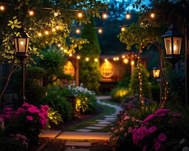 Pomysły na oświetlenie ogrodu i aranżacje: inspiracje i praktyczne rozwiązania
