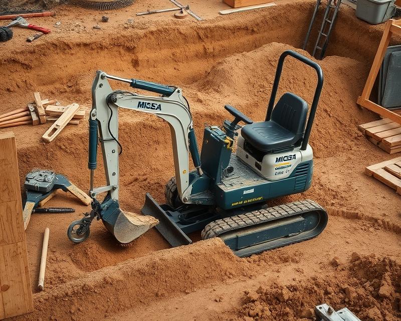 Prace z minikoparką: wykopy, niwelacja i prace sezonowe
