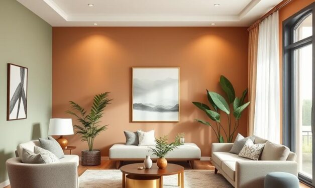 Nowoczesne kolory ścian do salonu na 2025 rok – trendy i inspiracje