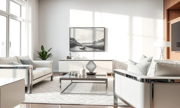 Chromowane elementy meblowe – trendy, inspiracje i techniki wykończenia