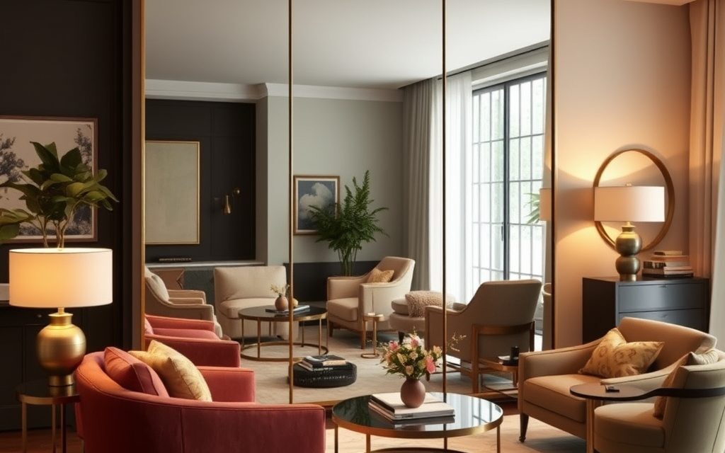 Lustro jako dekoracja: jak wykorzystać je do optycznego powiększenia i stylowego akcentu wnętrza