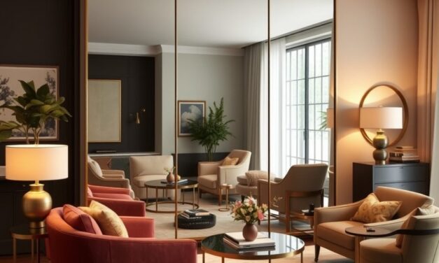 Lustro jako dekoracja: jak wykorzystać je do optycznego powiększenia i stylowego akcentu wnętrza