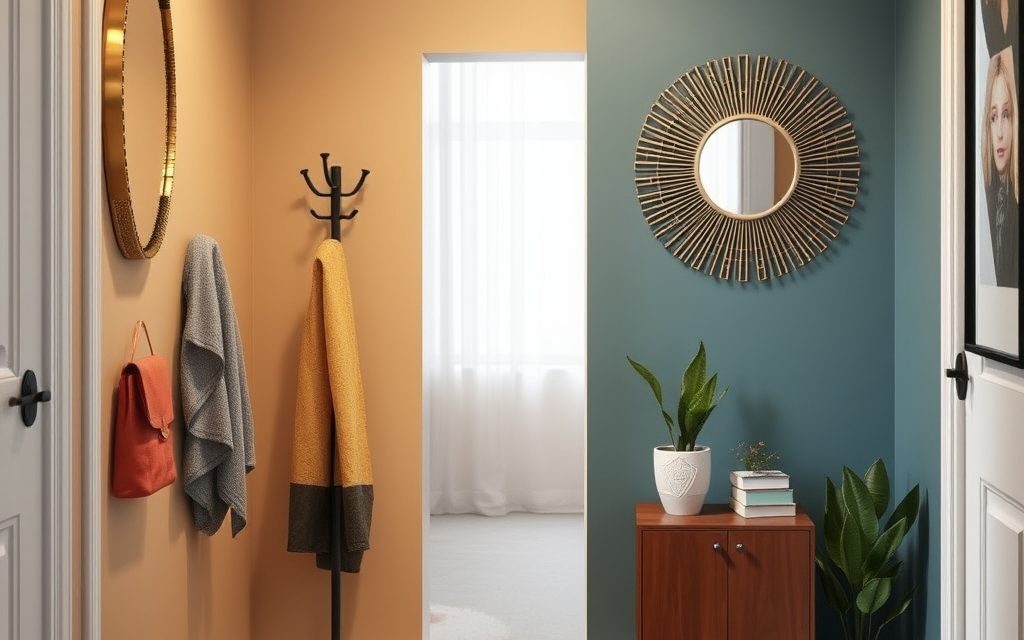 Dekoracje do małego przedpokoju: jak łączyć styl z funkcjonalnością i optycznym powiększeniem przestrzeni