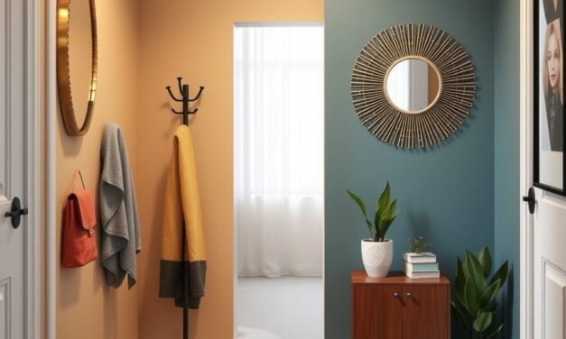 Dekoracje do małego przedpokoju: jak łączyć styl z funkcjonalnością i optycznym powiększeniem przestrzeni
