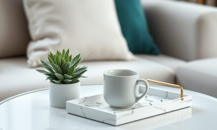 Dekoracje na mały stolik kawowy: jak stworzyć stylową aranżację bez zagracenia przestrzeni
