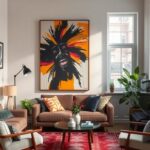 Duże dekoracje w małym mieszkaniu: kiedy dodają charakteru, a kiedy przytłaczają przestrzeń