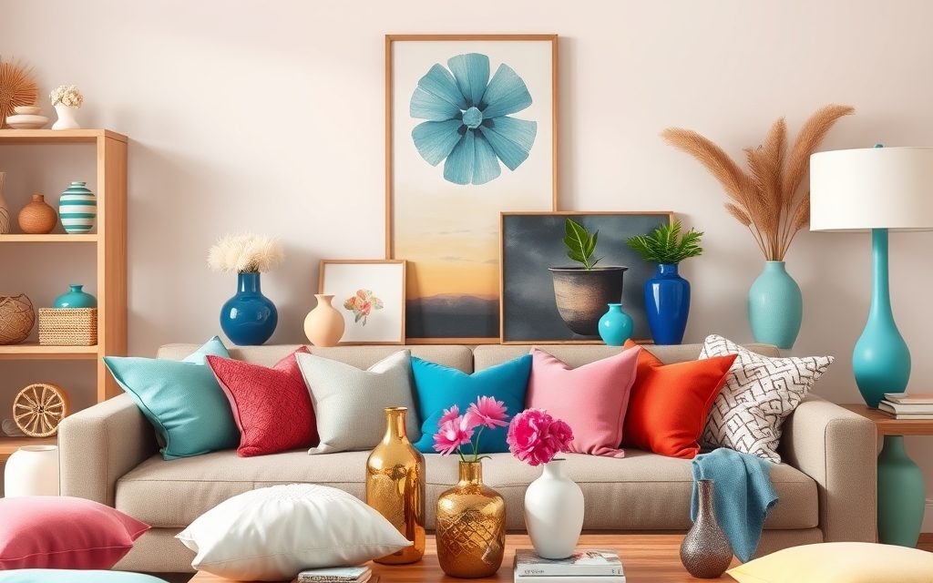 Jak dobierać kolory dodatków do wnętrza, by stworzyć harmonijną i wyrazistą aranżację bez chaosu