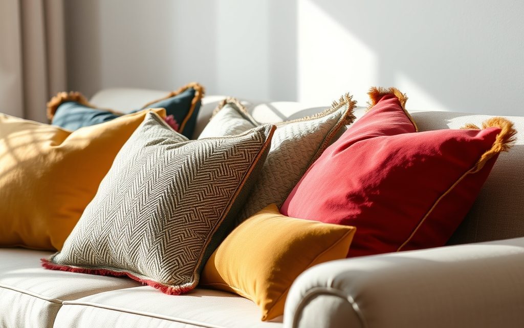 Jak układać poduszki na kanapie: techniki i zasady dla efektownej aranżacji wnętrza