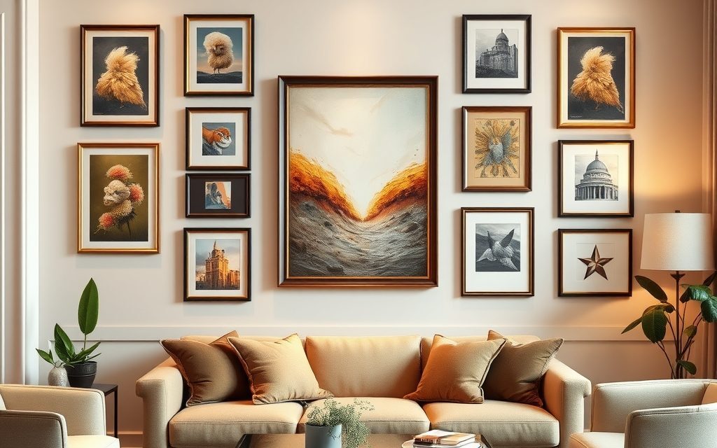 Na jakiej wysokości wieszać obrazy: zasady dopasowania do linii wzroku i mebli dla harmonijnej aranżacji