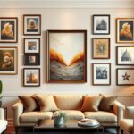 Na jakiej wysokości wieszać obrazy: zasady dopasowania do linii wzroku i mebli dla harmonijnej aranżacji
