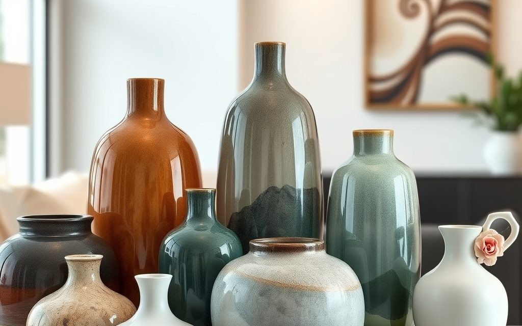 Wazony ceramiczne czy szklane – jak dobrać materiał do stylu i funkcji wnętrza?