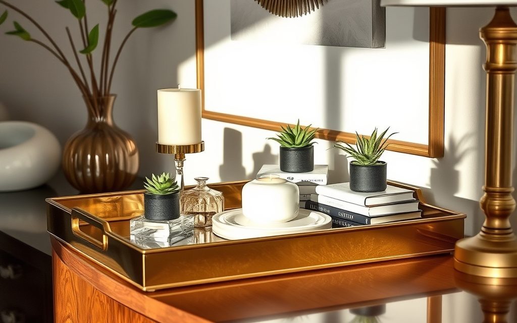 Tacka dekoracyjna na komodzie jako organizer i dekoracja – praktyczne pomysły na porządek i styl