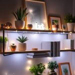 Małe oświetlenie dekoracyjne na półkach: jak stworzyć nastrojową aranżację i podkreślić detale wnętrza
