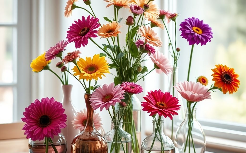 Jak łączyć kilka wazonów razem, by stworzyć spójną i efektowną kompozycję dekoracyjną