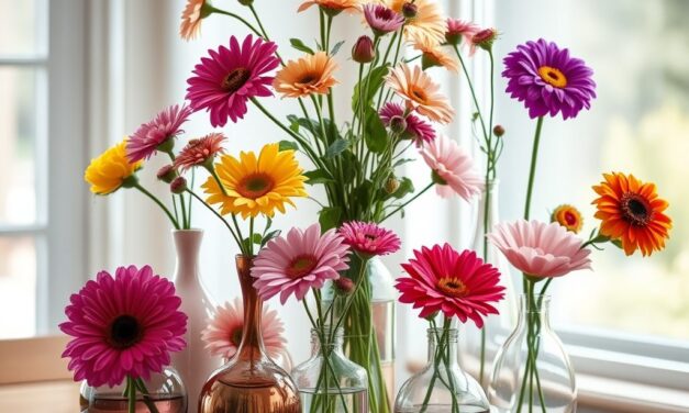 Jak łączyć kilka wazonów razem, by stworzyć spójną i efektowną kompozycję dekoracyjną