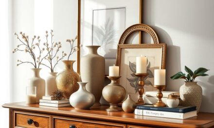 Dekoracje na komodę: jak stworzyć harmonijną aranżację łączącą styl, funkcję i osobisty charakter wnętrza