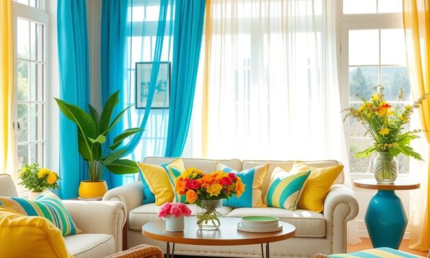 Letnie dekoracje do domu: jak wybrać dodatki i kolory dla świeżego, wakacyjnego klimatu