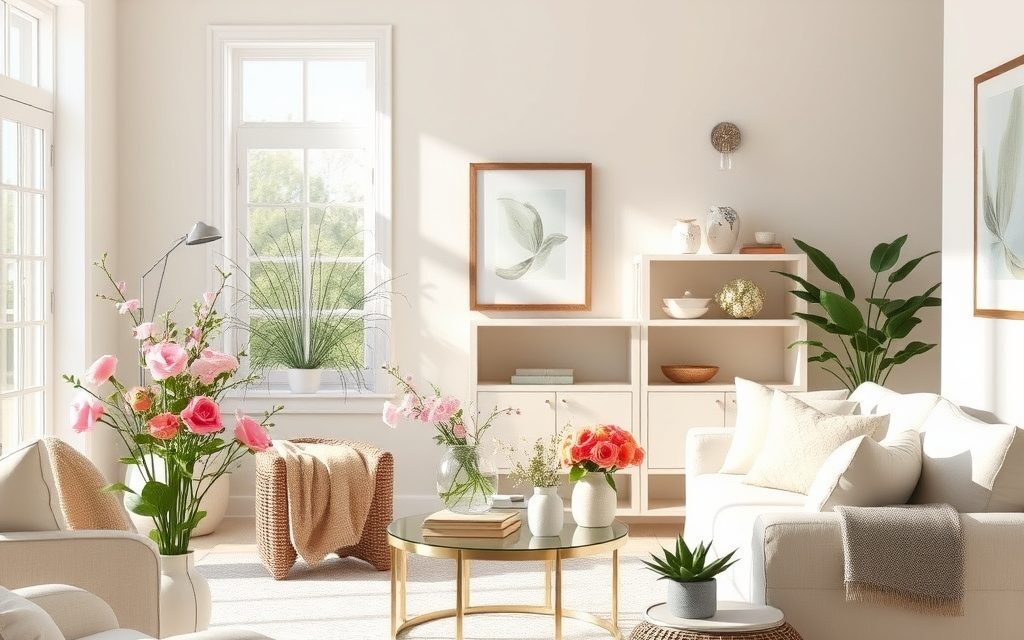 Jak odświeżyć wnętrze na wiosnę: praktyczne dekoracje i aranżacje dla świeżości w domu