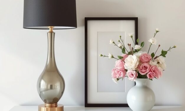 Lampka, wazon i rama na komodzie: jak ustawić je z wyczuciem proporcji i stylu dla harmonijnej aranżacji
