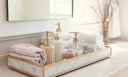 Taca dekoracyjna w łazience: jak łączyć organizację z estetyką i uniknąć typowych błędów